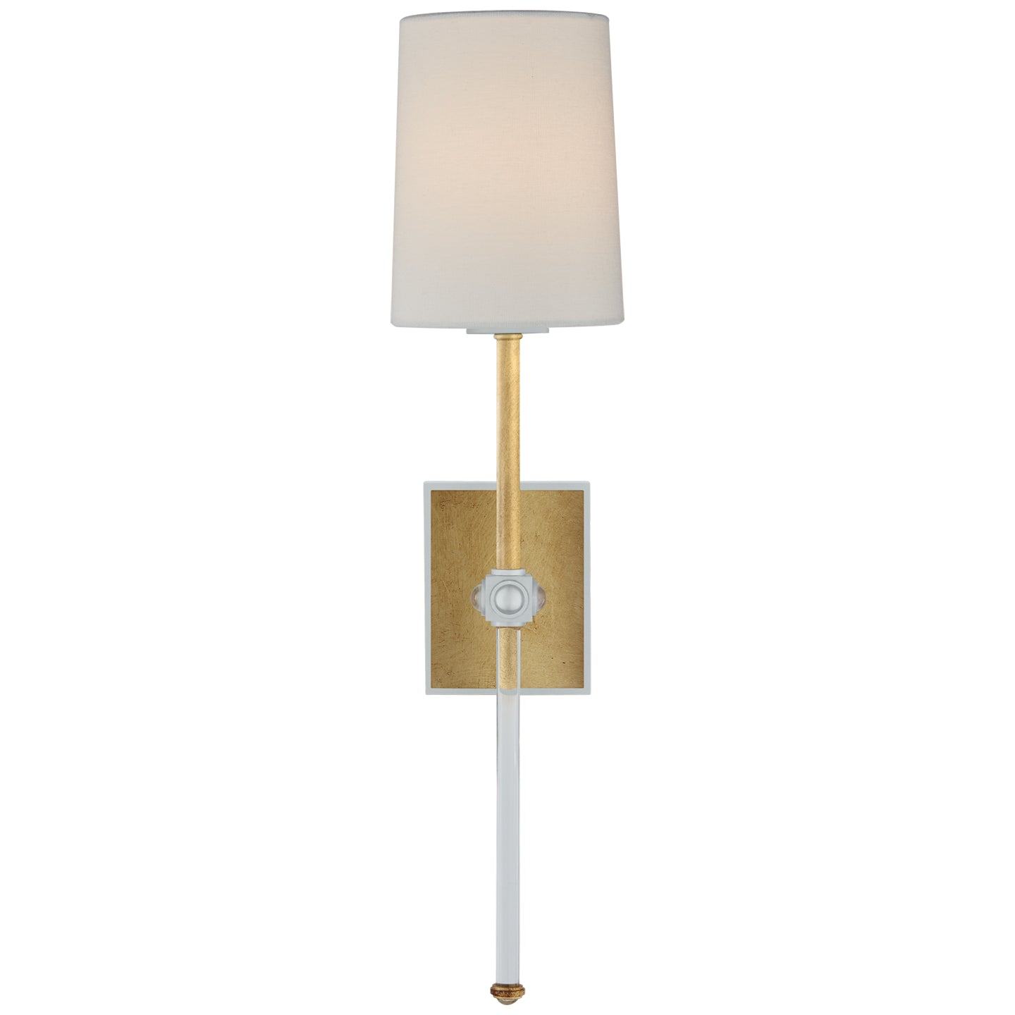 Visual Comfort Signature - JN 2051G/CG-L - One Light Wall Sconce - Lucia - Gild and Crystal