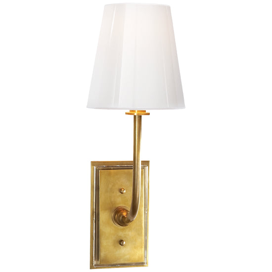 Load image into Gallery viewer, Visual Comfort Signature - TOB 2190HAB-WG - One Light Wall Sconce - Hulton - Hand-Rubbed Antique Brass
