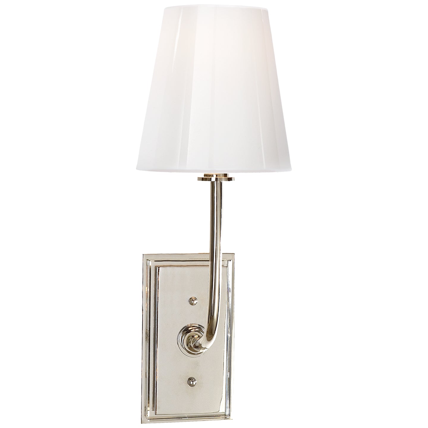 Load image into Gallery viewer, Visual Comfort Signature - TOB 2190PN-WG - One Light Wall Sconce - Hulton - Polished Nickel
