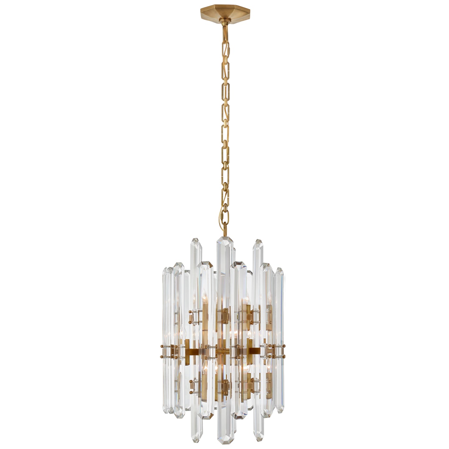 Load image into Gallery viewer, Visual Comfort Signature - ARN 5128HAB - 12 Light Chandelier - Bonnington - Hand-Rubbed Antique Brass
