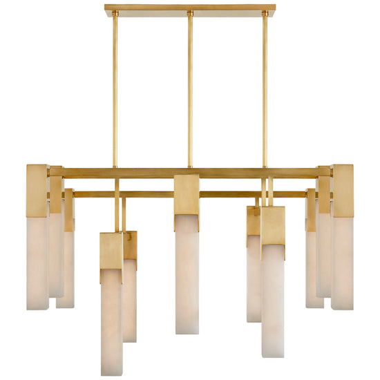 Load image into Gallery viewer, Visual Comfort Signature - KW 5115AB-ALB - LED Chandelier - Covet - Antique-Burnished Brass
