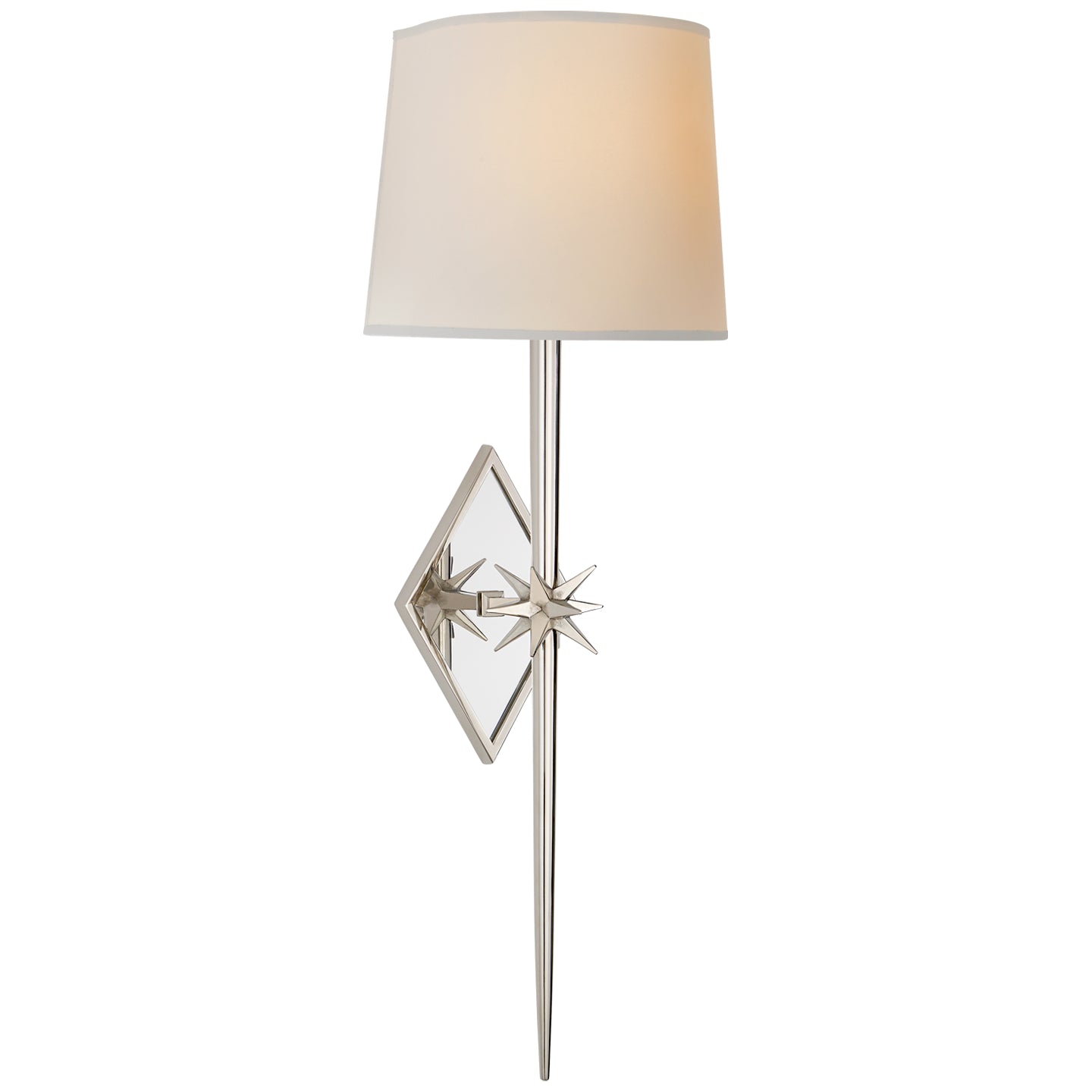 Visual Comfort Signature - S 2321PN-NP - Two Light Wall Sconce - Etoile - Polished Nickel