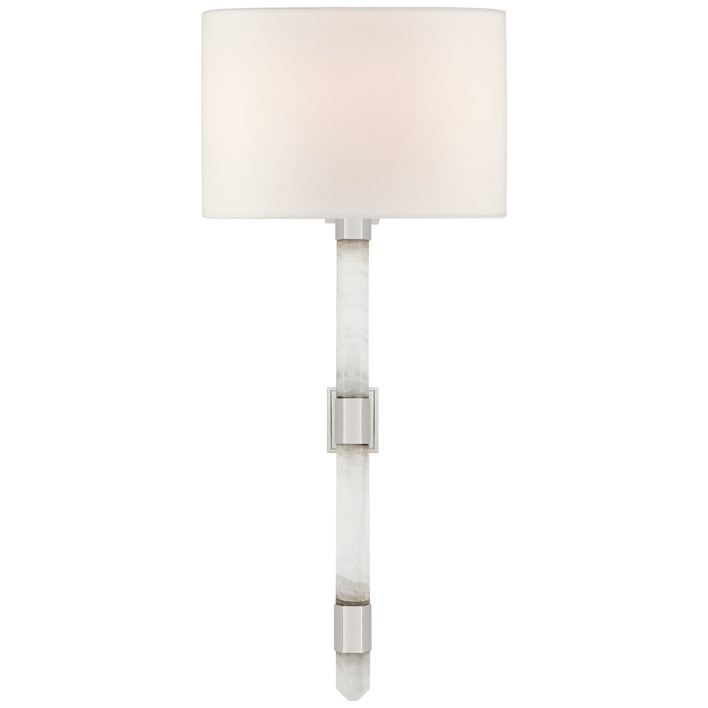 Visual Comfort Signature - SK 2904PN/Q-L - One Light Wall Sconce - Adaline - Polished Nickel