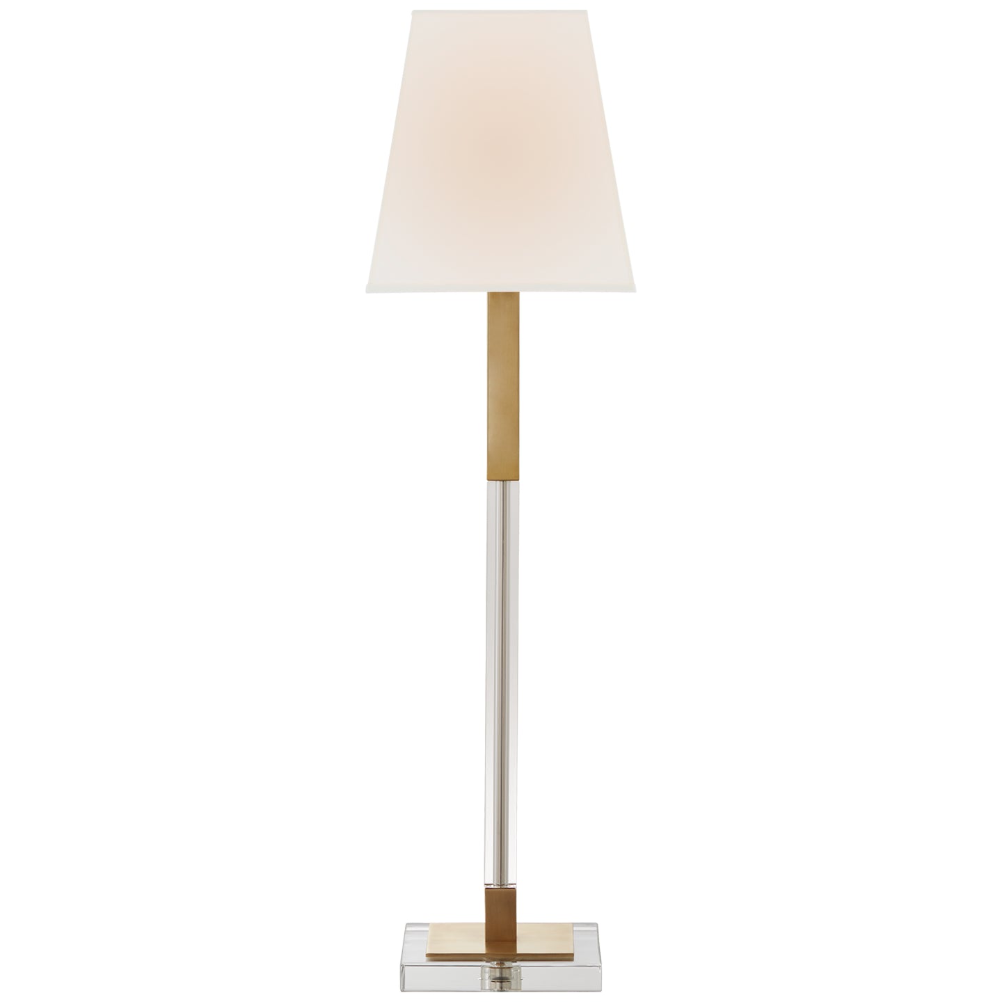 Load image into Gallery viewer, Visual Comfort Signature - CHA 8989AB/CG-L - One Light Buffet Lamp - Reagan - Antique-Burnished Brass and Crystal
