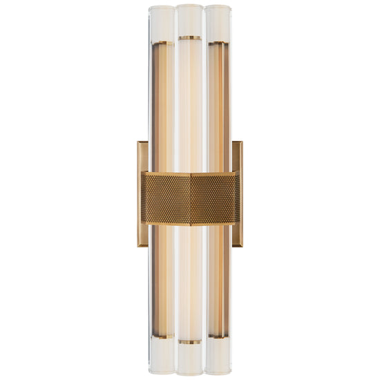 Visual Comfort Signature - LR 2905HAB-CG - LED Wall Sconce - Fascio - Hand-Rubbed Antique Brass