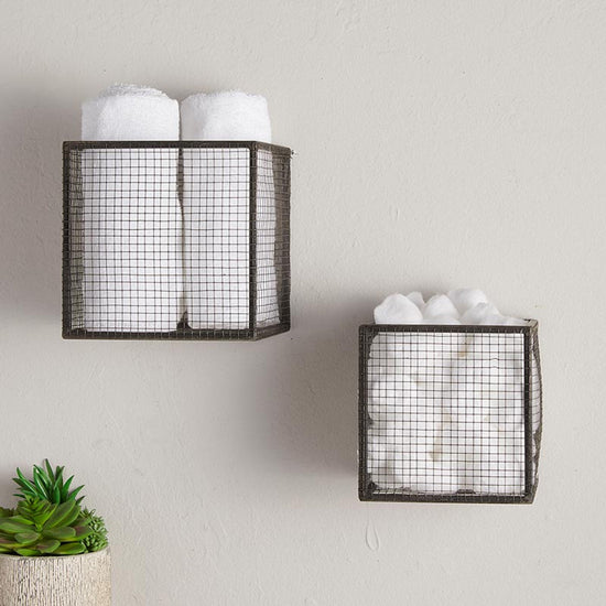 Square Wall Basket - Curated Home Decor