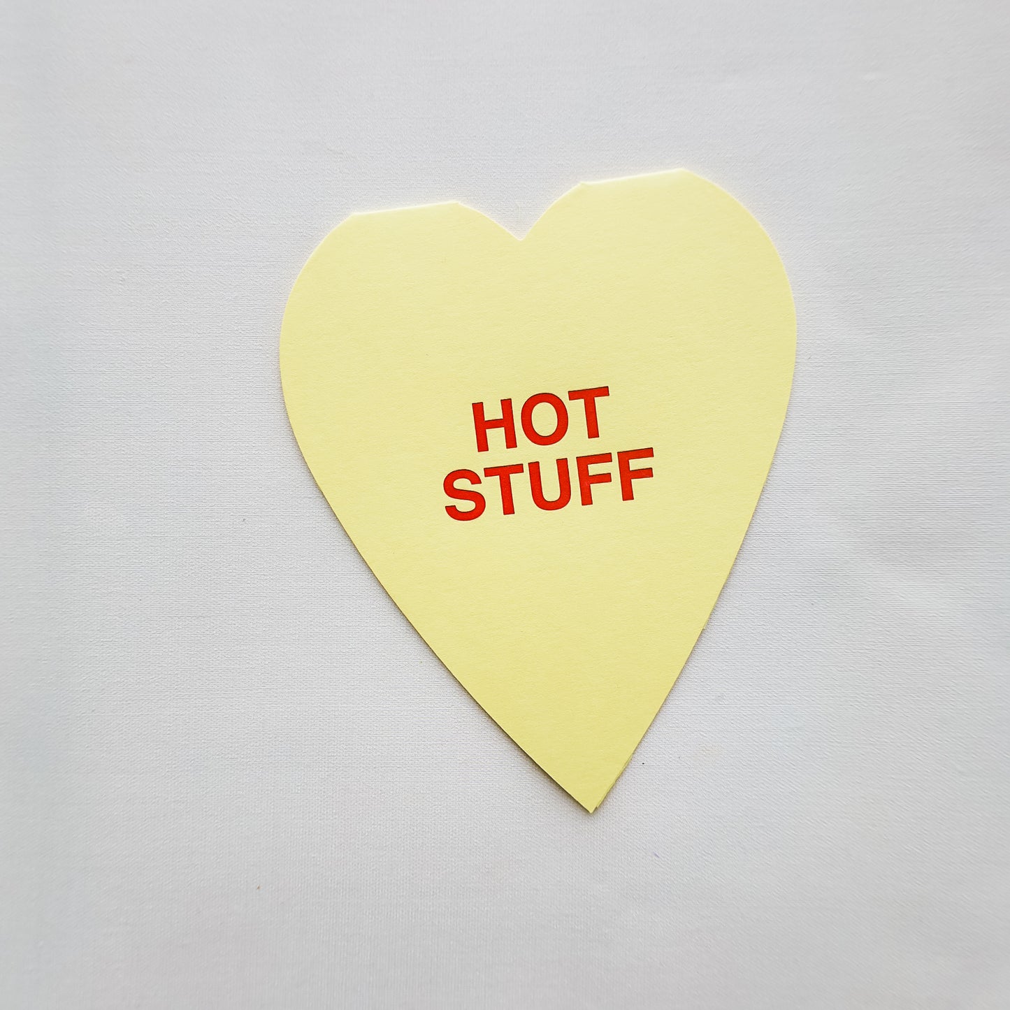 Hot Stuff Conversation Heart - Curated Home Decor