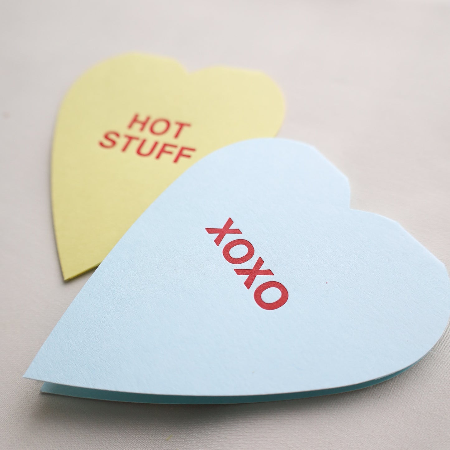 Load image into Gallery viewer, Xoxo Conversation Heart Card - Curated Home Decor
