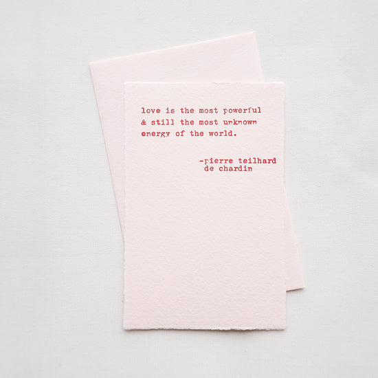 Love Unknown Valentines Card - Curated Home Decor