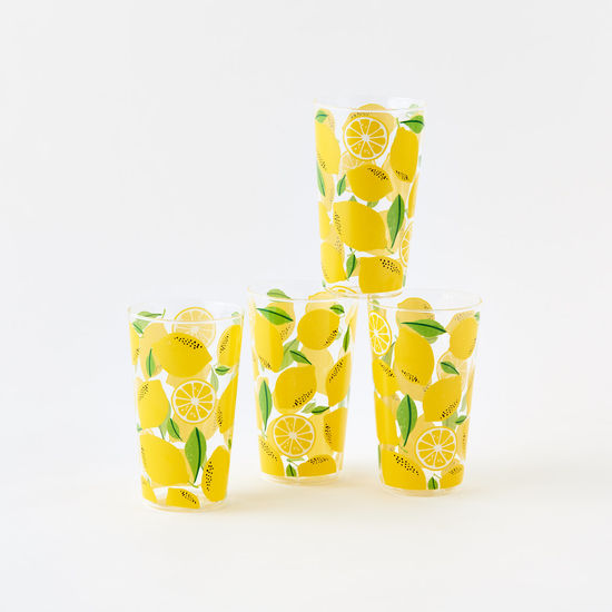Lemon Juice Glass - Curated Home Decor