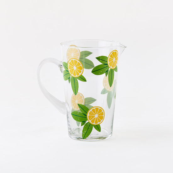 Glass Lemon Pitcher - Curated Home Decor