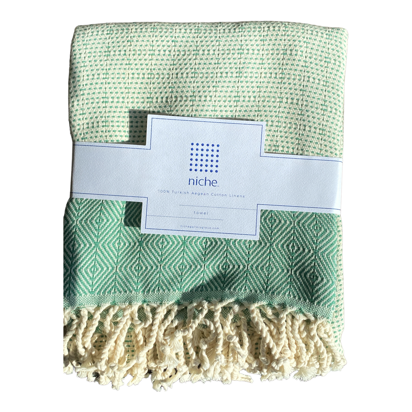 Green Bodrum Turkish Towel - Curated Home Decor
