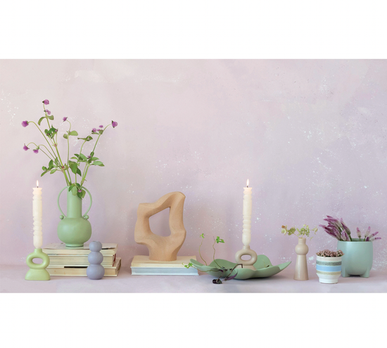 Load image into Gallery viewer, Purple Stoneware Bubble Vase - Curated Home Decor
