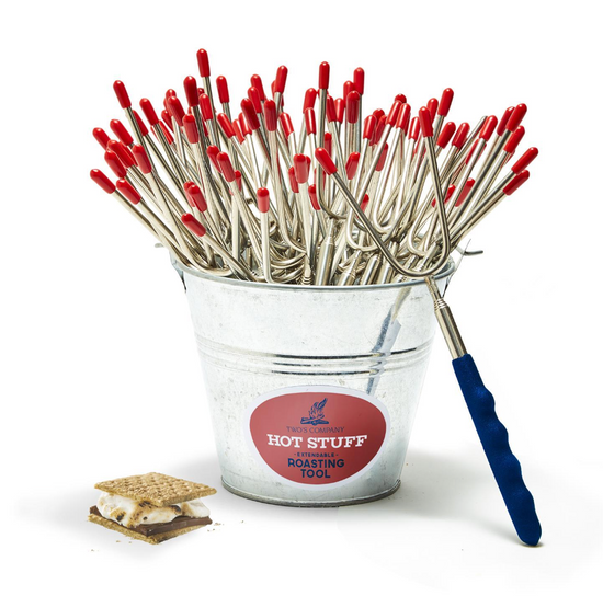 Hot Stuff Roasting Tool w/ Pail Display - Curated Home Decor