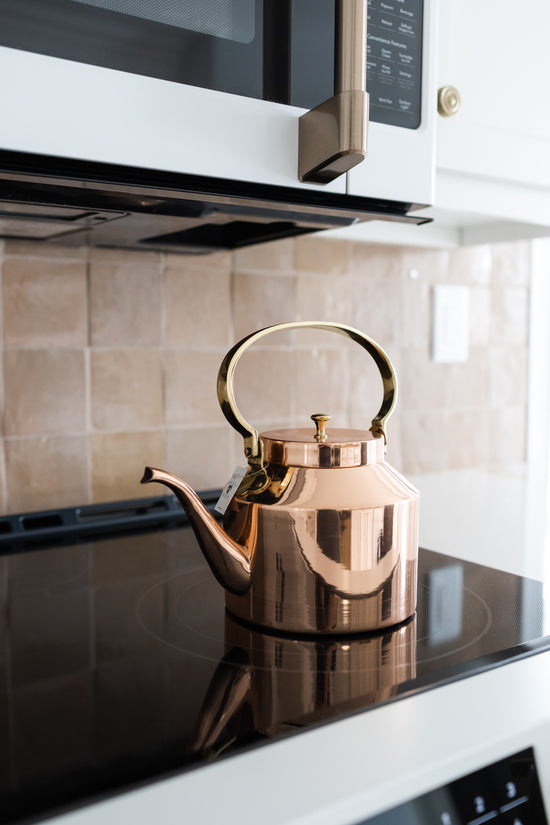 English Copper Tea Kettle - Curated Home Decor