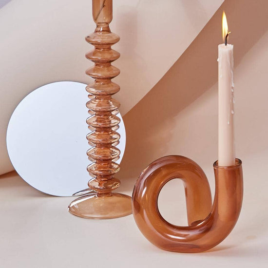 Abstract Candle Holder - Curated Home Decor