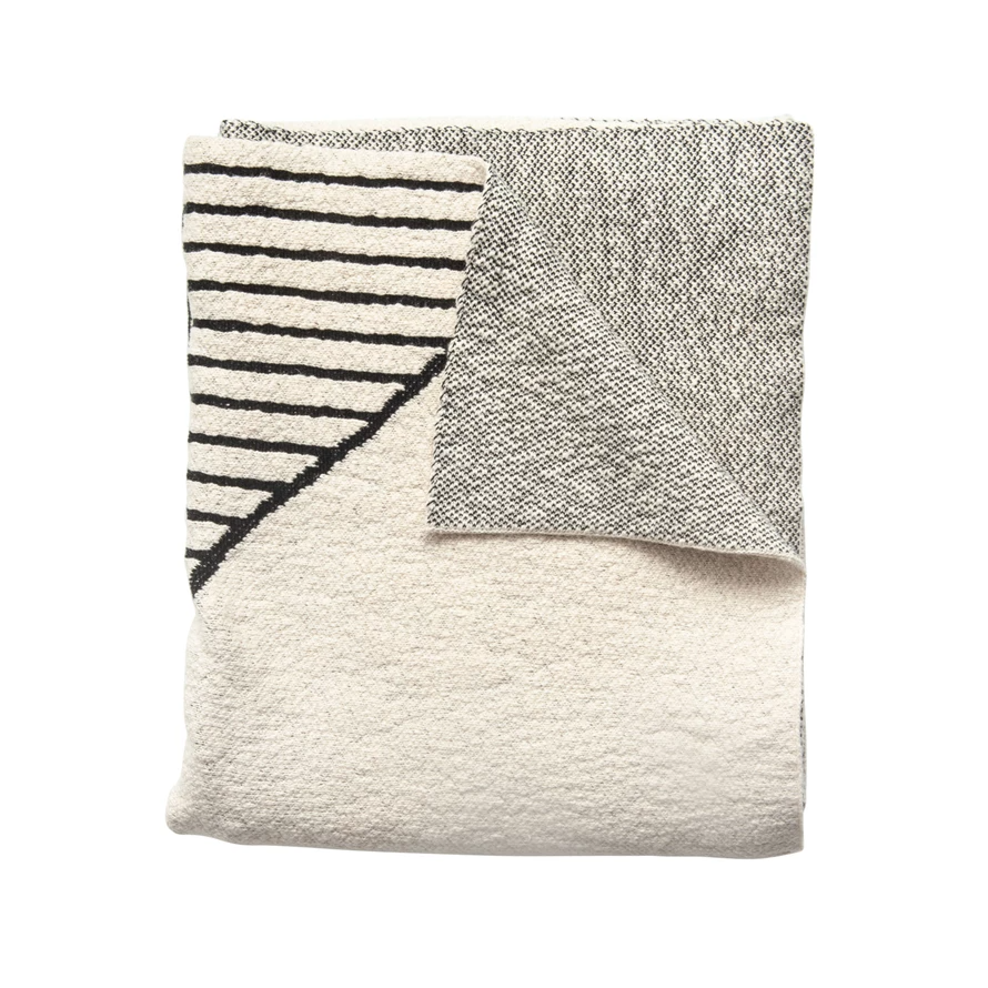 Cotton Knit Throw - Curated Home Decor