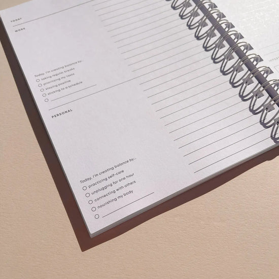 Oak Sun Balance Notebook - Curated Home Decor