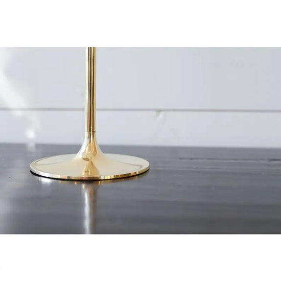 Set of 3 Brass Candlesticks - Curated Home Decor