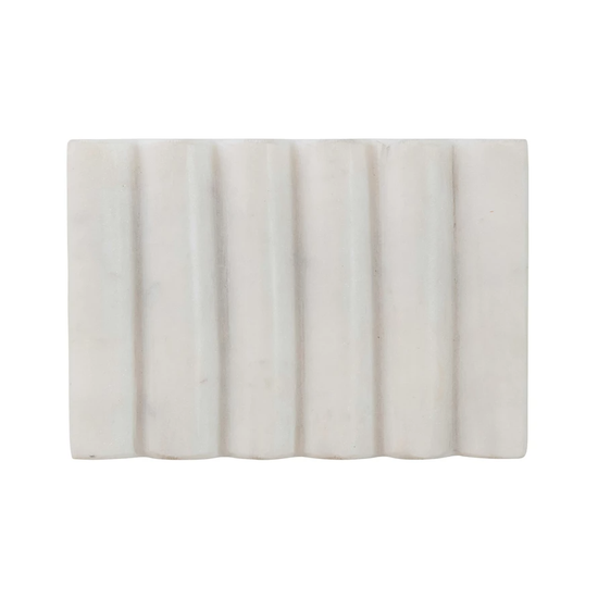 Carved Marble Soap Dish - Curated Home Decor