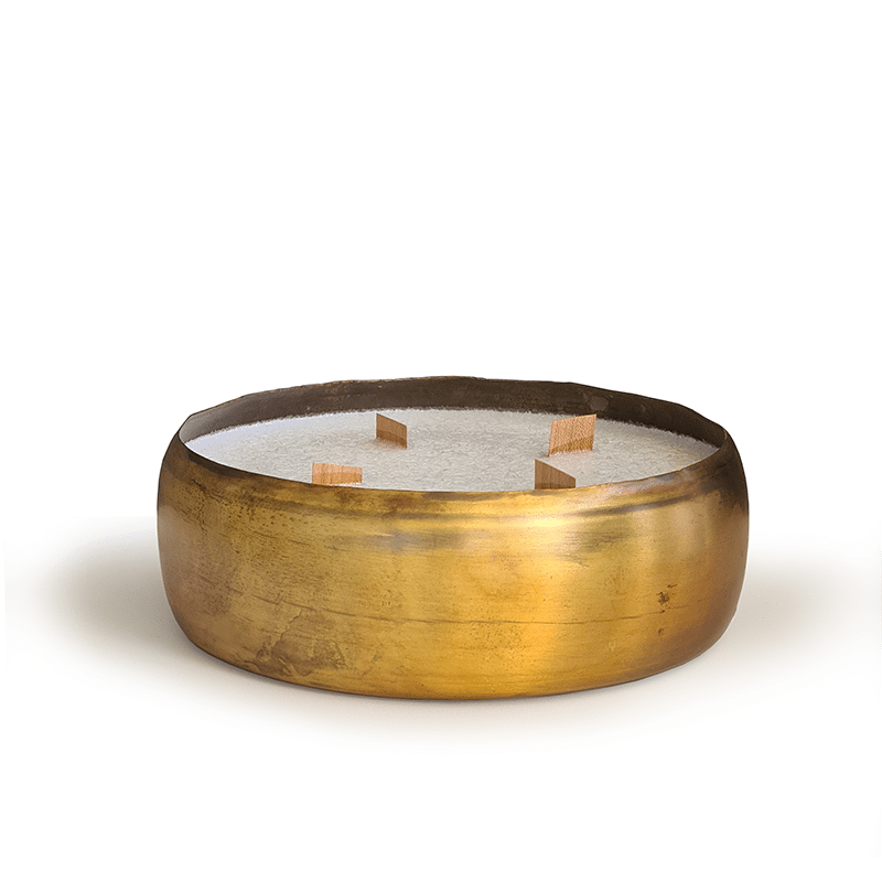Umaii Bowl Wheel Blue Gold - Curated Home Decor
