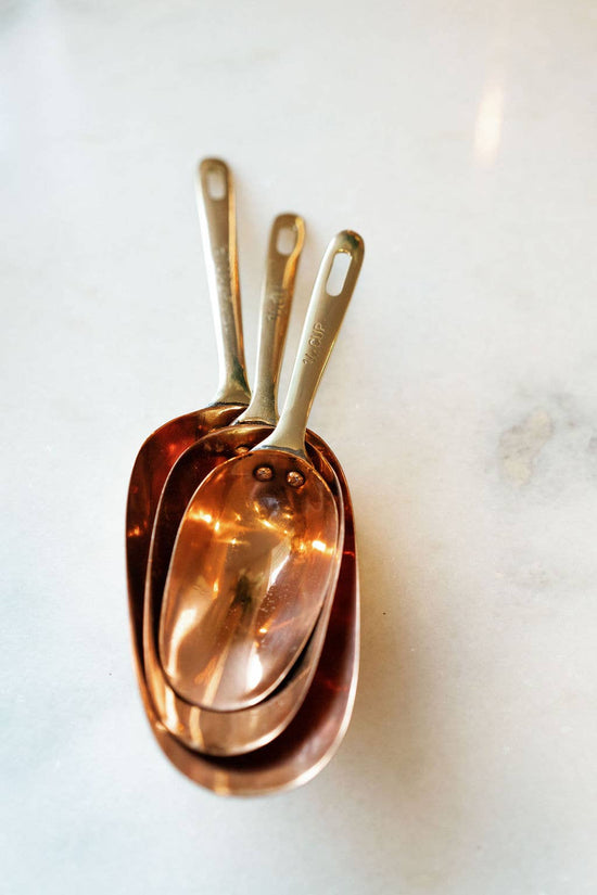 Copper Measuring Scoops - Curated Home Decor