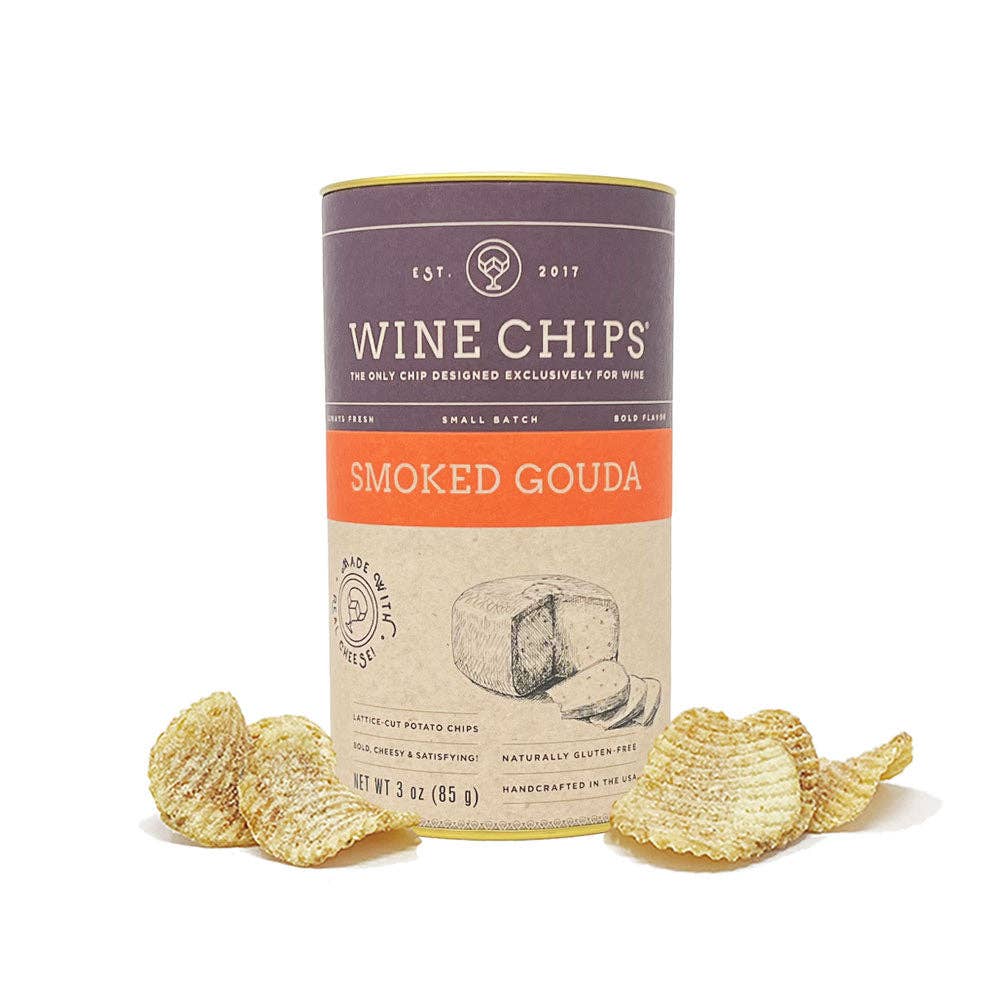 3 oz. Can Smoked Gouda Wine Chips
