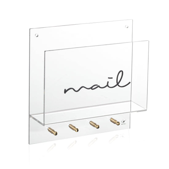Wall Mail / Key Holder - Curated Home Decor