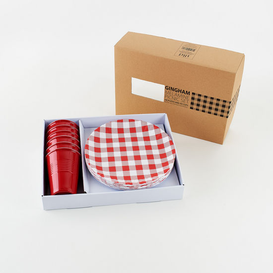 Red Gingham Picnic Set - Curated Home Decor