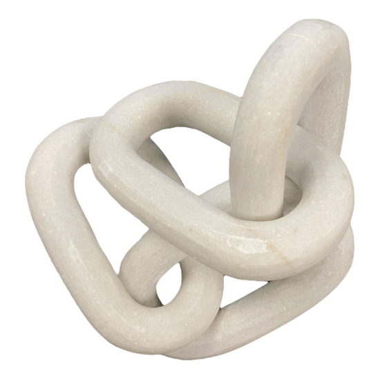 Marble Chain Link Decor - Curated Home Decor