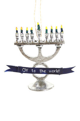 Oy TO The World Ornament - Curated Home Decor