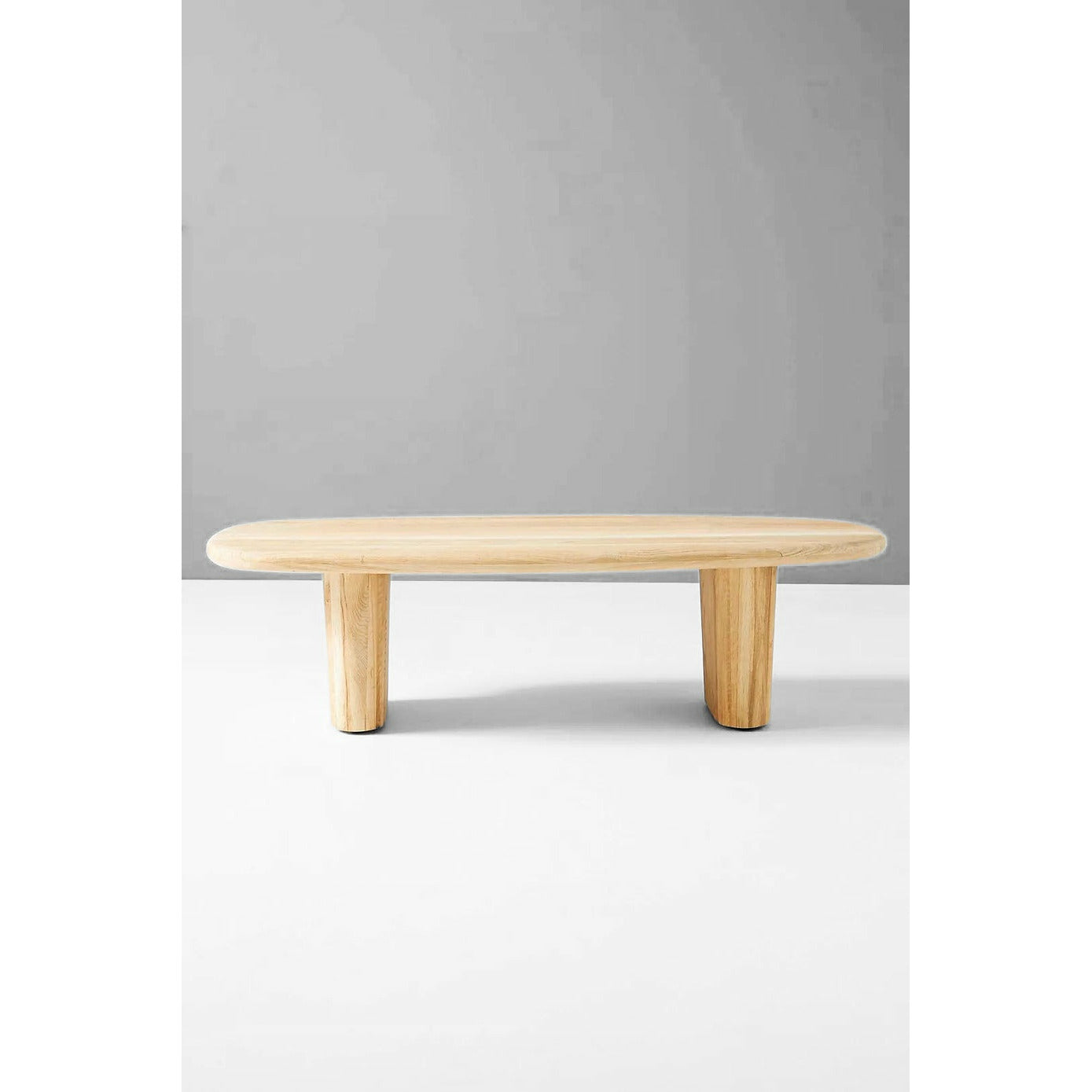 Natural Light Oak Coffee Table - Curated Home Decor