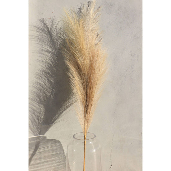 Large Light Olive Cream Faux Pampas Grass - Curated Home Decor