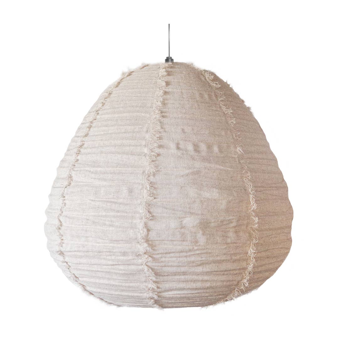 Lumiere Shades - Pear Shade (natural linen) - Curated Home Decor