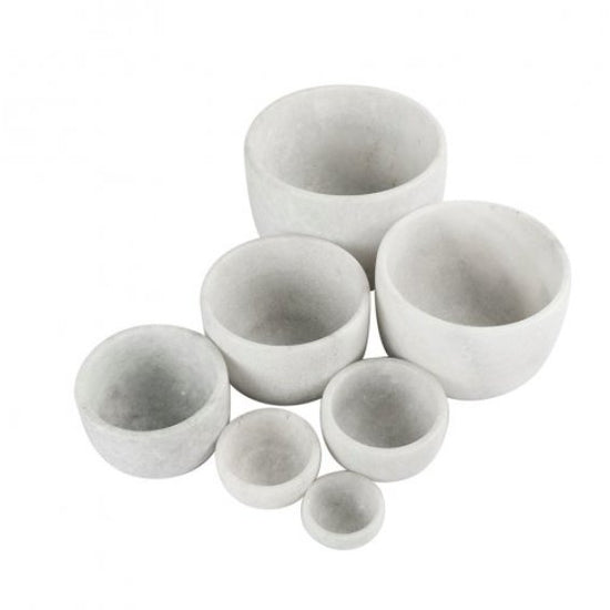 Load image into Gallery viewer, Marble Matryoshka Stacking Bowls - Set of 7 - Curated Home Decor
