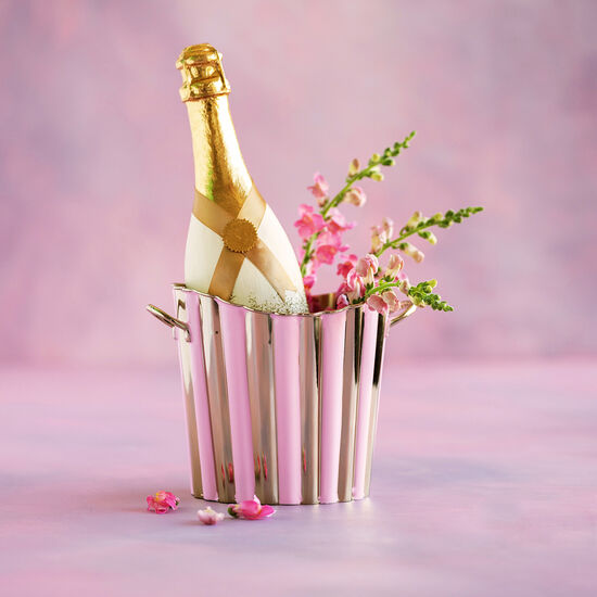 Metal Champagne Bucket - Curated Home Decor