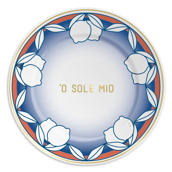 Load image into Gallery viewer, O&amp;#39; Sole Mio Porcelain Plate - Curated Home Decor
