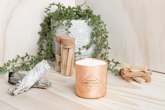 Palo Santo and Sage Candle - Curated Home Decor