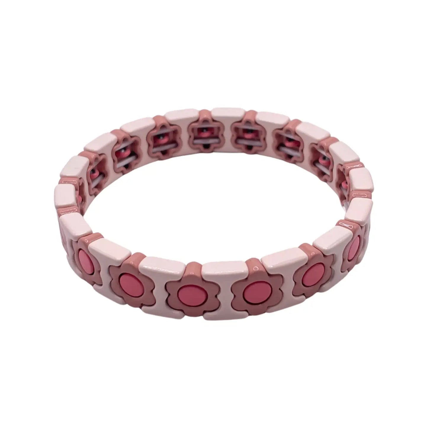 Pinks Floral Bracelet - Curated Home Decor