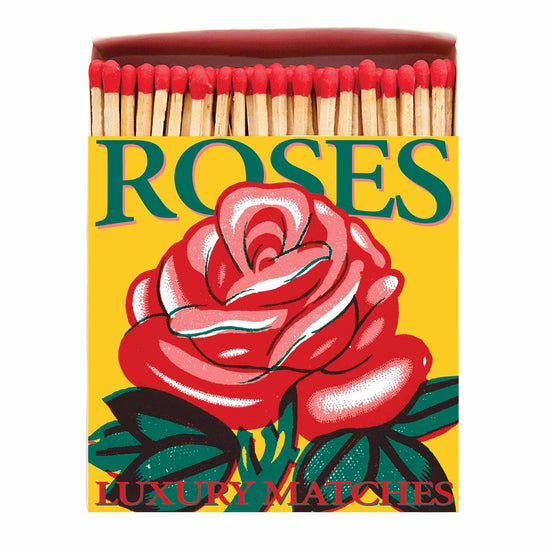 Red Rose matchbox - Curated Home Decor
