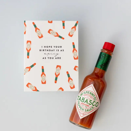 Spicy as you Birthday Card - Curated Home Decor