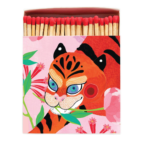 Load image into Gallery viewer, Tiger With Peony matchbox - Curated Home Decor
