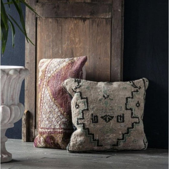 Turkish Rug Pillowcase, Square - Curated Home Decor