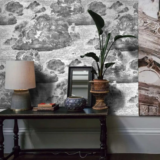 Vintage Style Cloud Wallpaper - Curated Home Decor