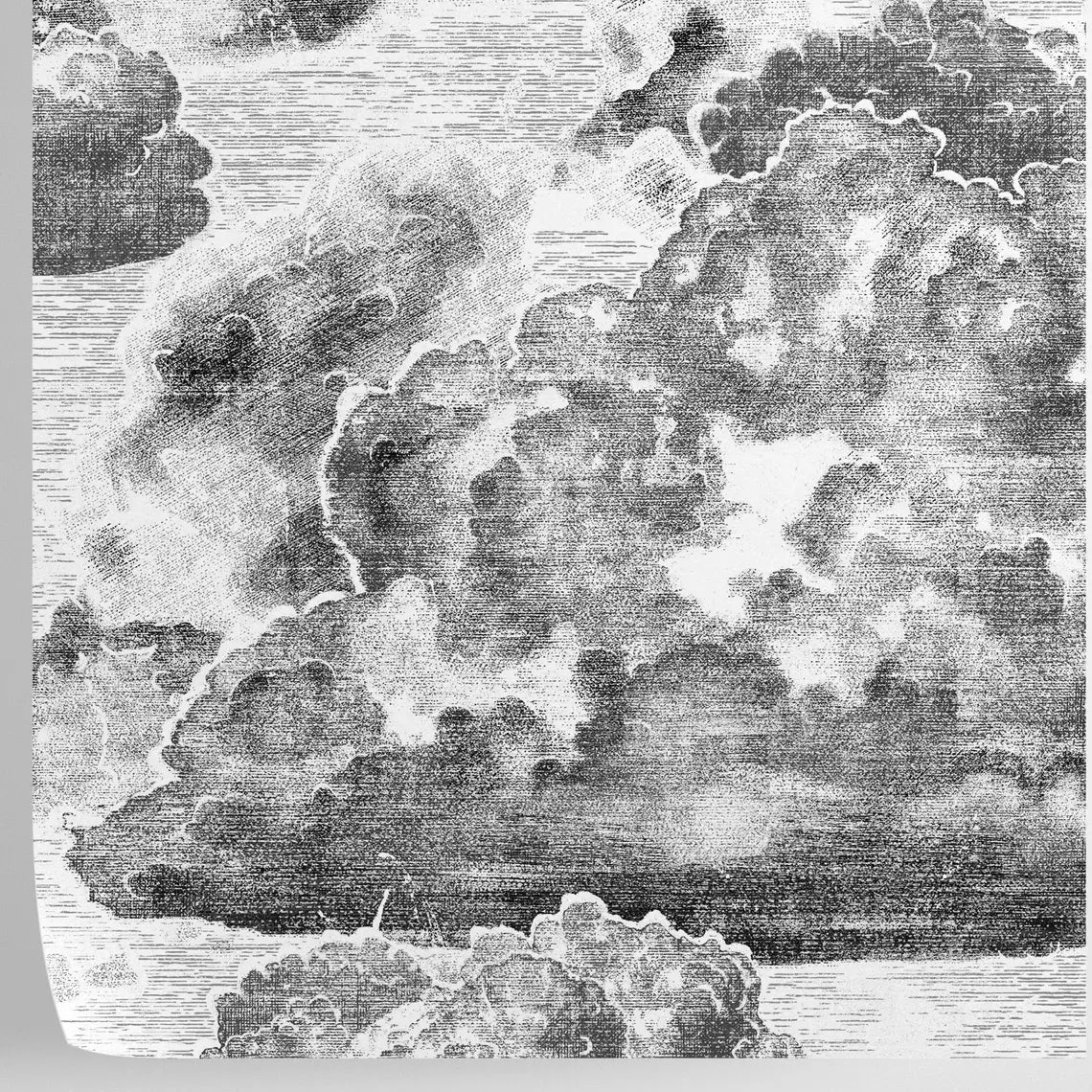 Vintage Style Cloud Wallpaper - Curated Home Decor