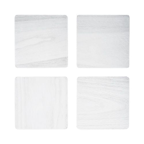 Whitewash Coasters - Curated Home Decor